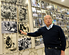 Former Governor Ota opens an exhibition hall on the Battle of Okinawa -  